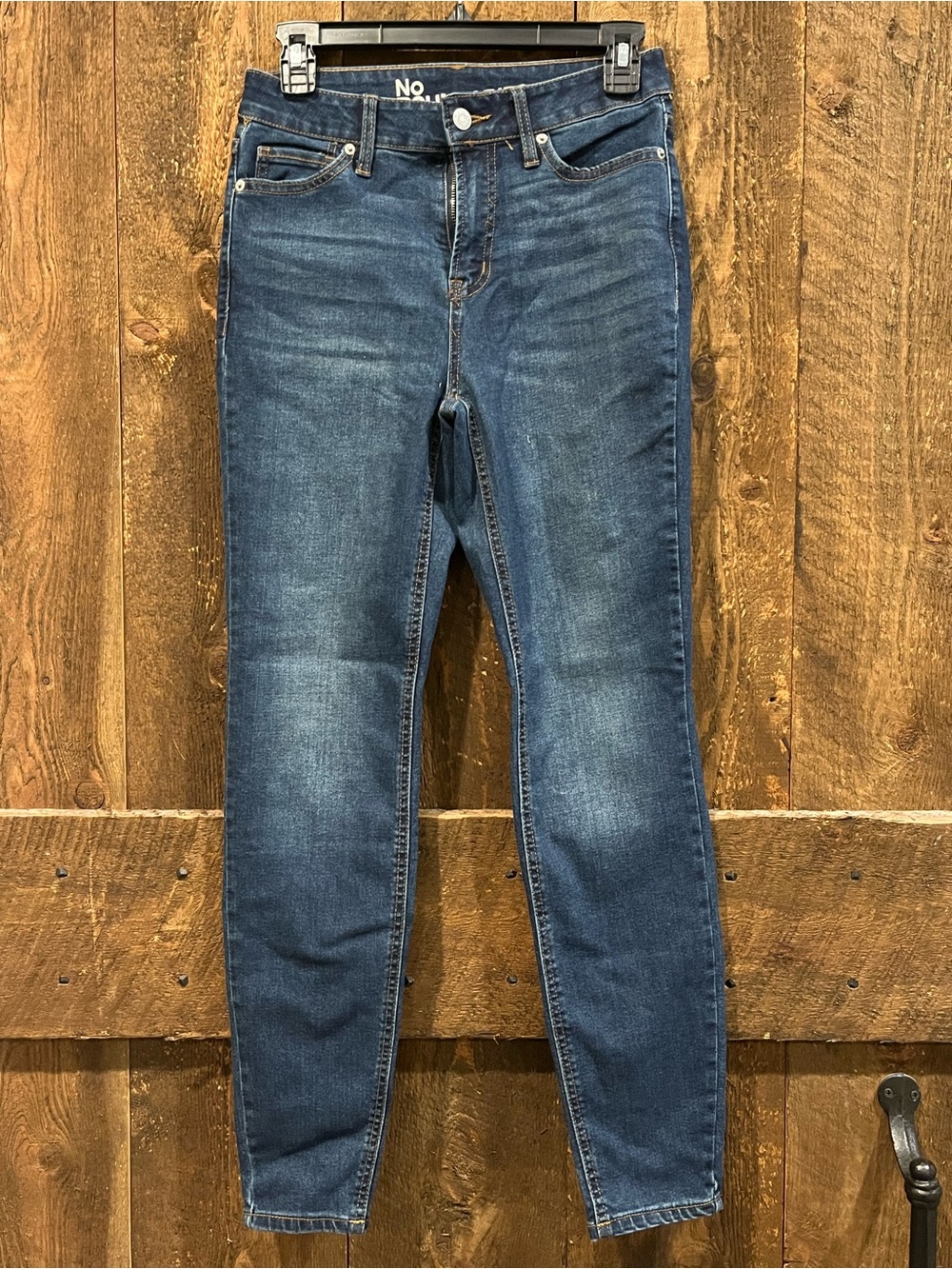 No Boundaries Women’s Dark Blue Straight Leg Jeans